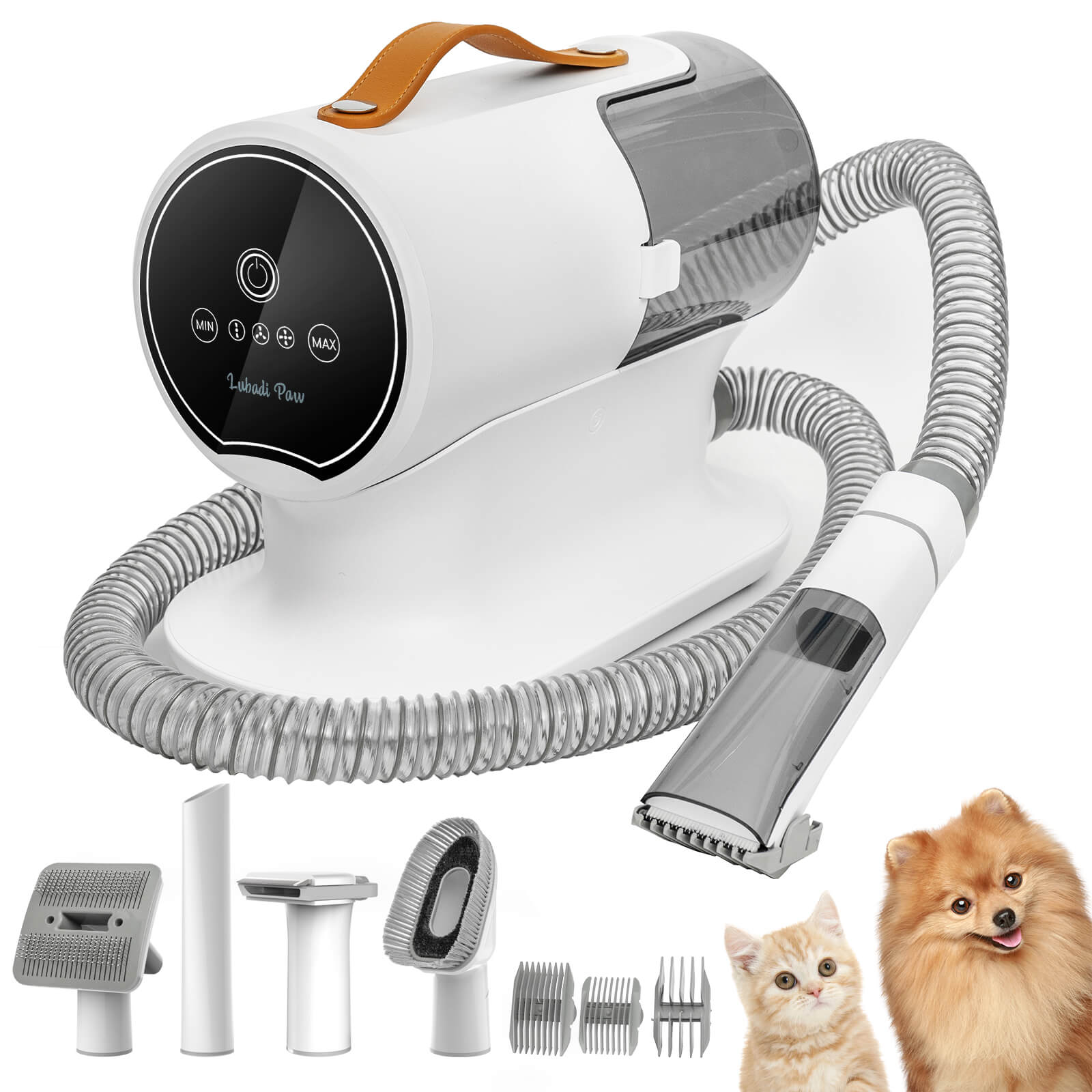 LubadiPaw FurClean 5-in-1 Pet Grooming Kit (AirClipper)
